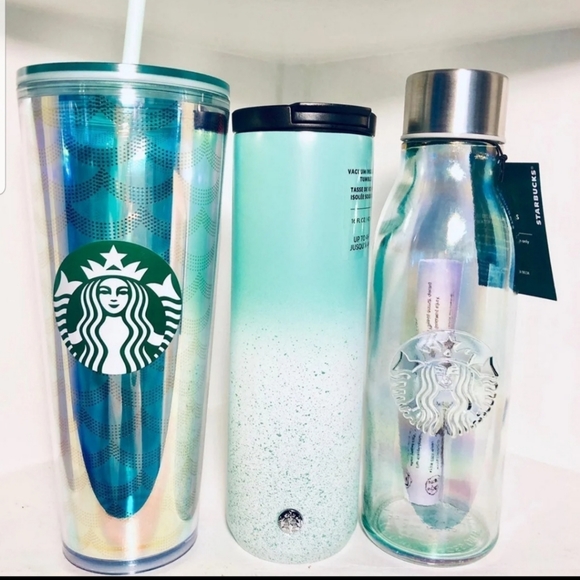 Starbucks Other - NWT set of 3 starbucks 2019 HTF irradesent set